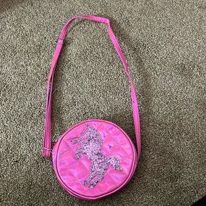 Little Girls Limited Too Unicorn Crossbody Purse